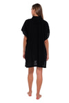 Sunsets Black Shore Thing Tunic Cover Up