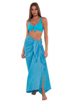 Sunsets Blue Bliss Paradise Pareo Cover Up
