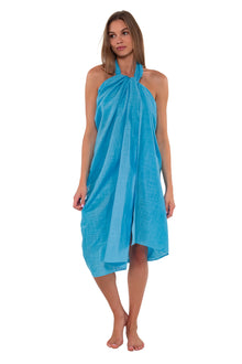  Sunsets Blue Bliss Paradise Pareo Cover Up