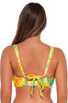 Sunsets Golden Tropics Sandbar Rib Vienna V-Wire Bikini Top Cup Sizes E to H