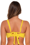 Sunsets Lemon Zest Sandbar Rib Vienna V-Wire Bikini Top Cup Sizes C to DD