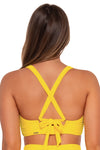 Sunsets Lemon Zest Sandbar Rib Vienna V-Wire Bikini Top Cup Sizes C to DD