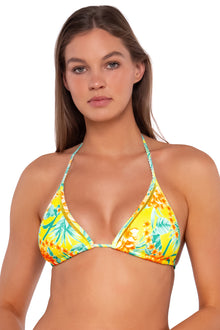  Sunsets Golden Tropics Sandbar Rib Laney Triangle Cup Sizes Bikini Top
