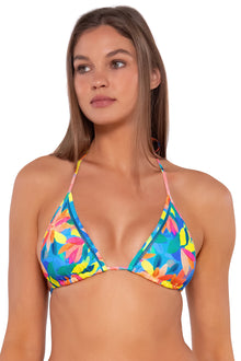 Sunsets Shoreline Petals Laney Triangle Cup Sizes Bikini Top