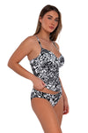 Sunsets Caribbean Seagrass Texture Serena Tankini Top Cup Sizes E to H