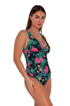 Sunsets Twilight Blooms Elsie Tankini Top Cup Sizes E to H