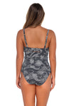 Sunsets Fanfare Seagrass Texture Zuri V-Wire Tankini Top Cup Sizes C to DD