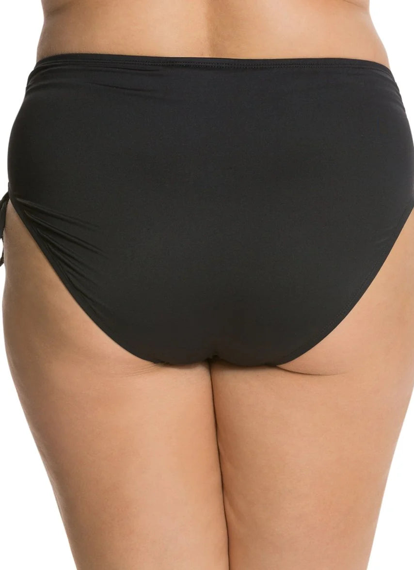 Beach House Plus Size Hayden Side Tie Bikini Bottoms Black
