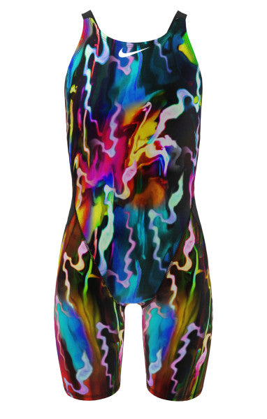 Nike Swim Girls' Kneeskin One Piece Siren Red