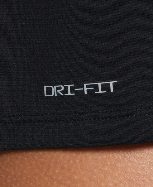 Nike Swim Women's Essential Short-Sleeve Loose Fit Hydroguard Black