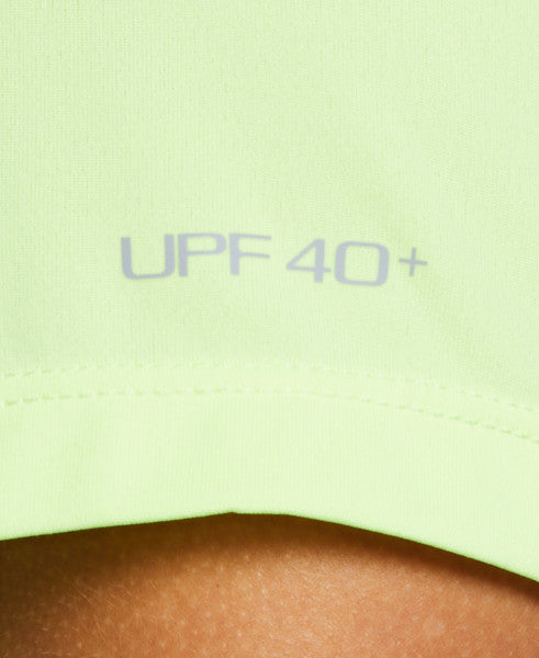 Nike Swim Women's Essential Short-Sleeve Loose Fit Hydroguard Volt Glow