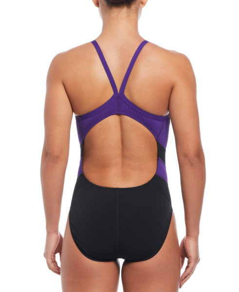 Nike Swim Women's Vex Racerback One Piece Court Purple