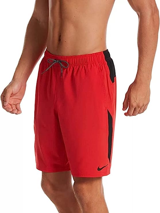 Red nike swim shorts online