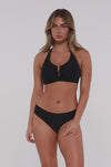 Sunsets Black Vienna V-Wire Bikini Top Cup Sizes C to DD