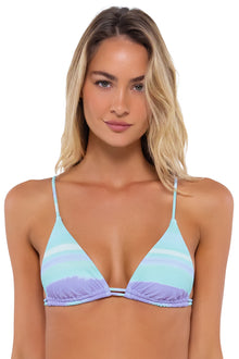  B Swim Water's Edge Kameryn Triangle Bikini Top