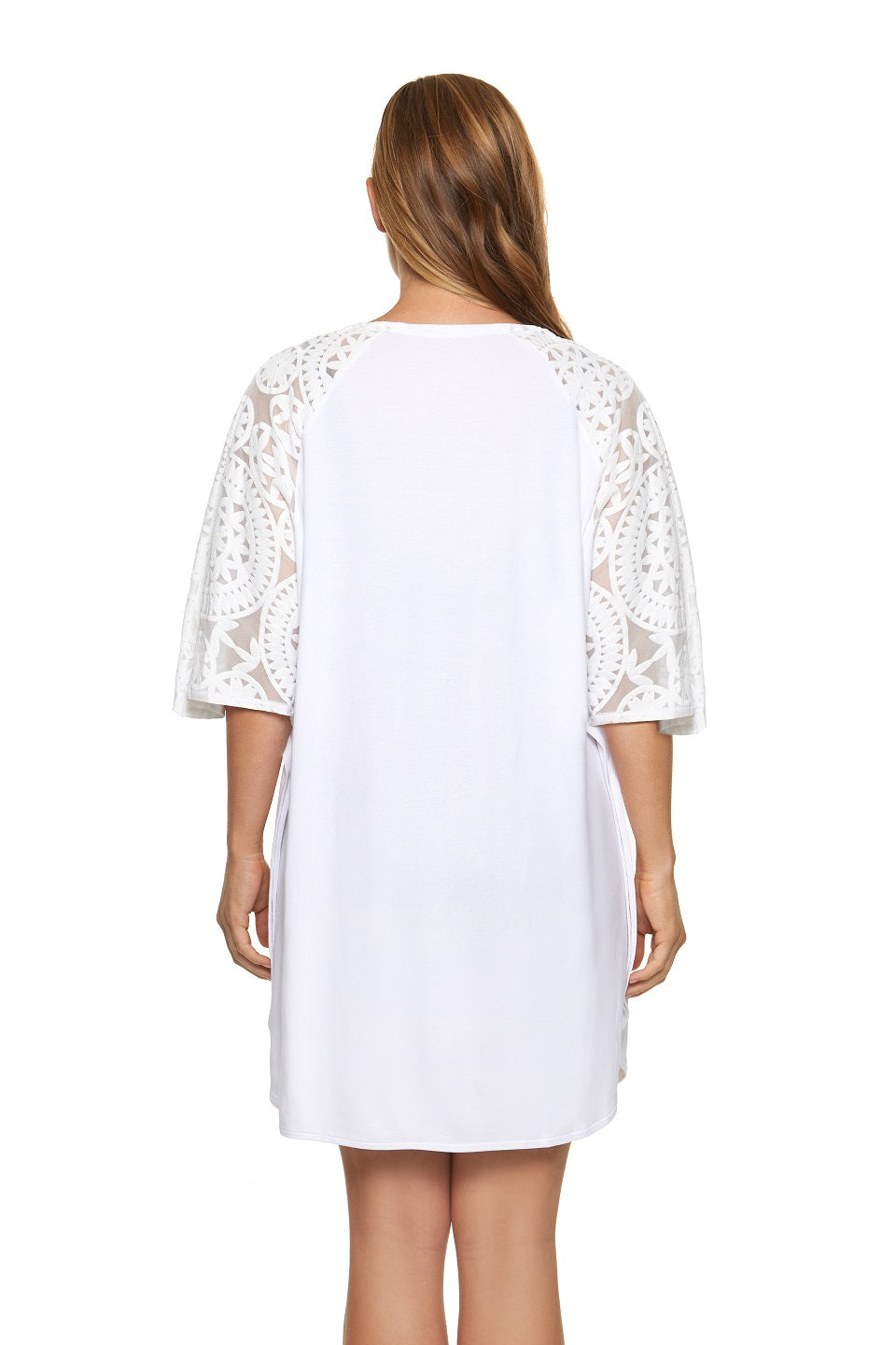 dotti lace dress Dotti Women's Lace Cotton Mini Cover-Up Dress