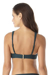 Anne Cole Eucalyptus Green Dream Weaver Textured Twist Front Bikini Top