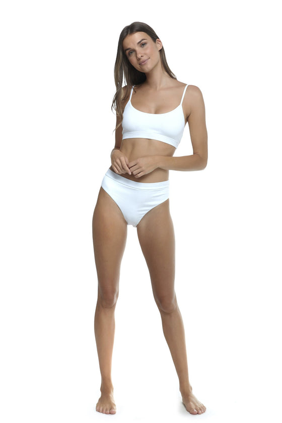 Body Glove Ibiza White Aro Scoop Bikini Top