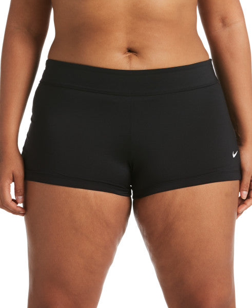 Nike Swim Women's Plus Size Essential Kick Shorts Black