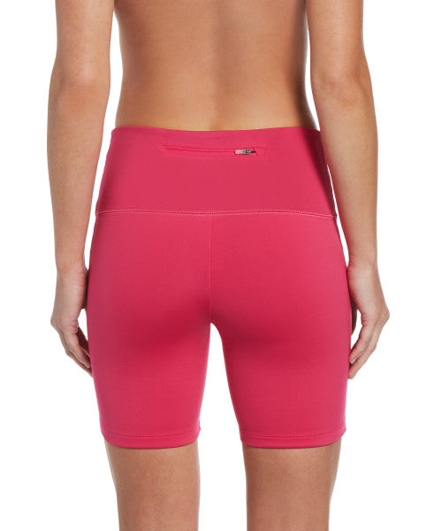Nike Swim Women's Essential 6" Kick Shorts Pink Prime