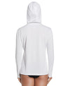 Nike Swim Women's Essential Long Sleeve Hooded Hydroguard White