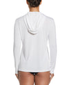 Nike Swim Women's Essential Long Sleeve Hooded Hydroguard White