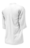 Nike Swim Boys' Solid Short Sleeve Hydroguard White