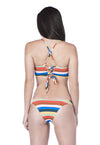 The Bikini Lab Palm Springs Lace Back Bandeau Bikini Top