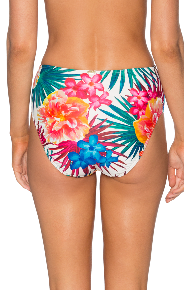 Sunsets Women's Fiji Flora High Road High Waist Bikini Bottom