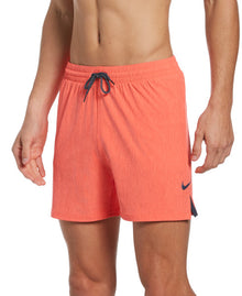  Nike Swim Men's Essential Vital 5" Volley Swim Shorts Bright Crimson