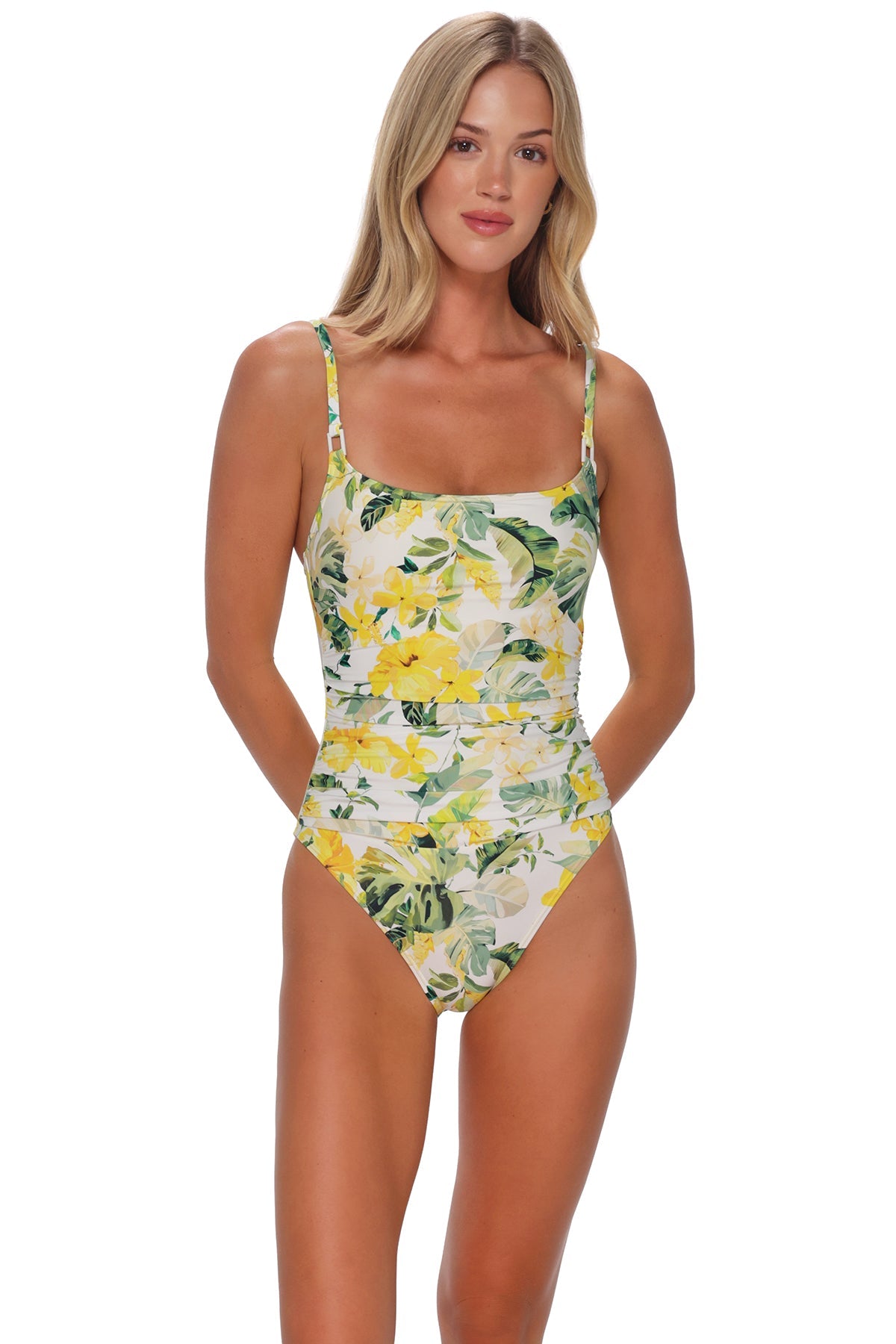 Sunsets Isla Soleil Crepe Pamela One Piece