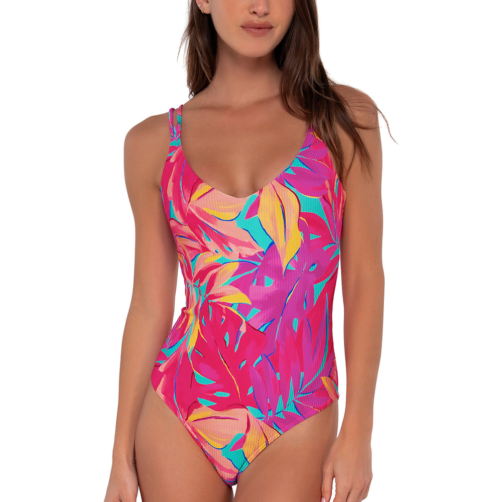 
                      
                        Sunsets Oasis Sandbar Rib Veronica One Piece
                      
                    