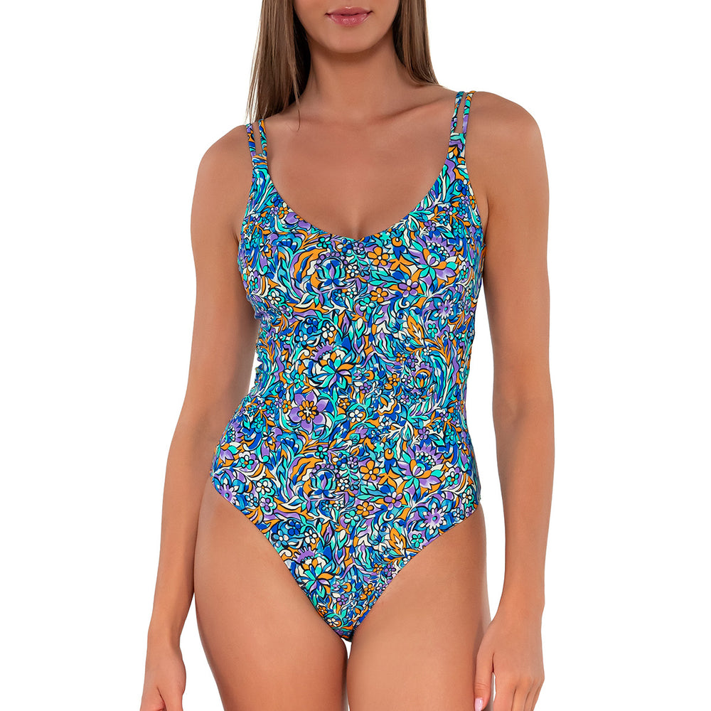 Sunsets Pansy Fields Veronica One Piece