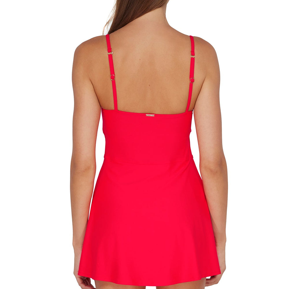 Sunsets Geranium Naomi Swim Dress One Piece