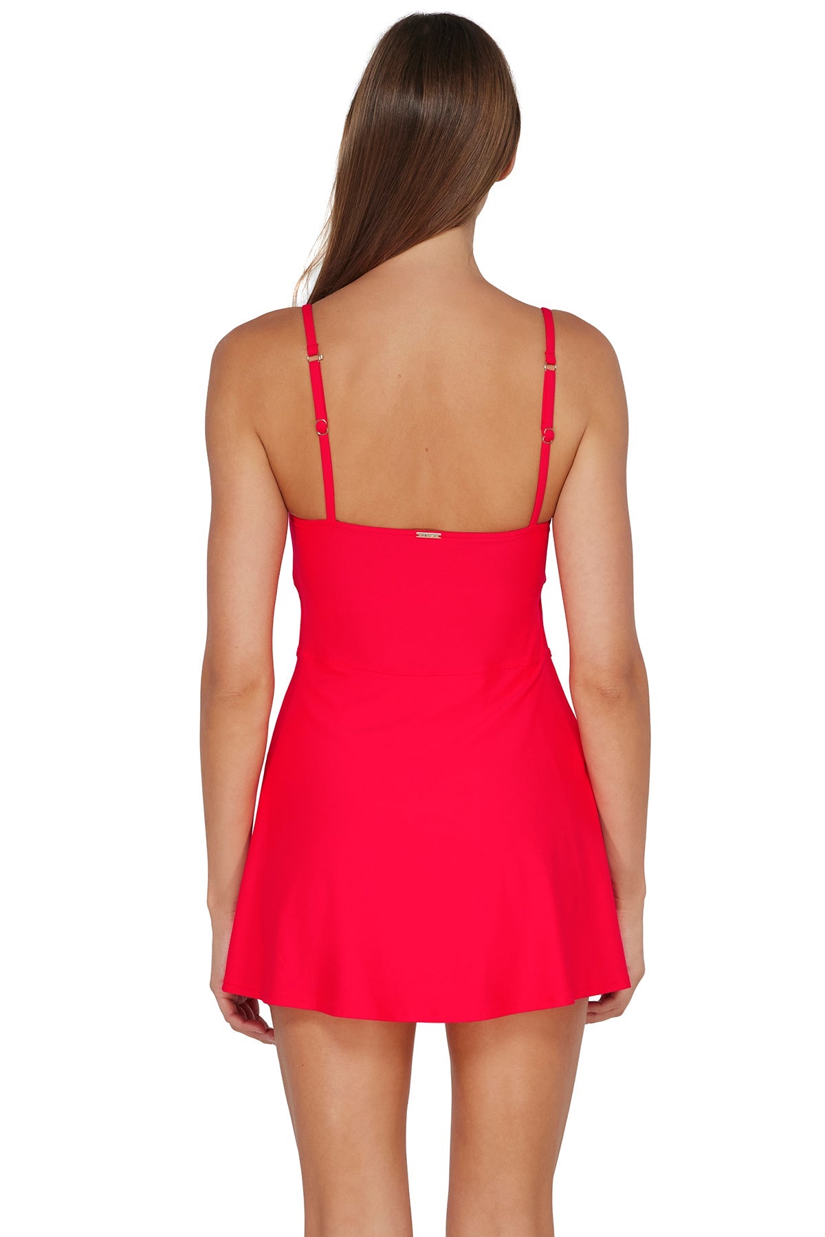 Sunsets Geranium Naomi Swim Dress One Piece