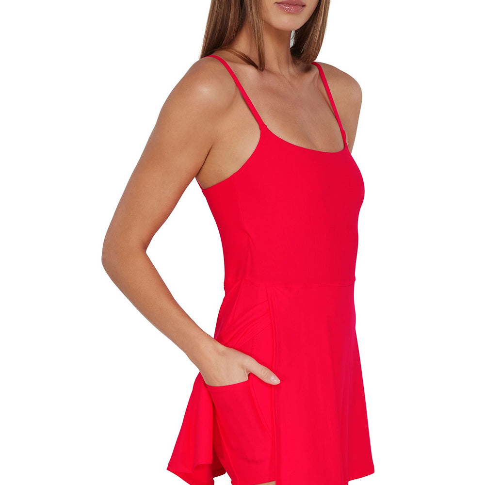 
                      
                        Sunsets Geranium Naomi Swim Dress One Piece
                      
                    