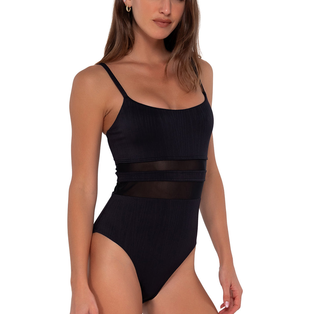 
                      
                        Sunsets Black Seagrass Texture Alexia One Piece
                      
                    