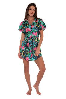  Sunsets Twilight Blooms Lucia Dress Cover Up
