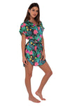 Sunsets Twilight Blooms Lucia Dress Cover Up