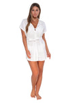 Sunsets White Lily Lucia Dress Cover Up