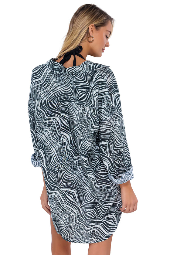 Swim Systems Against the Grain Delilah Shirt Cover Up