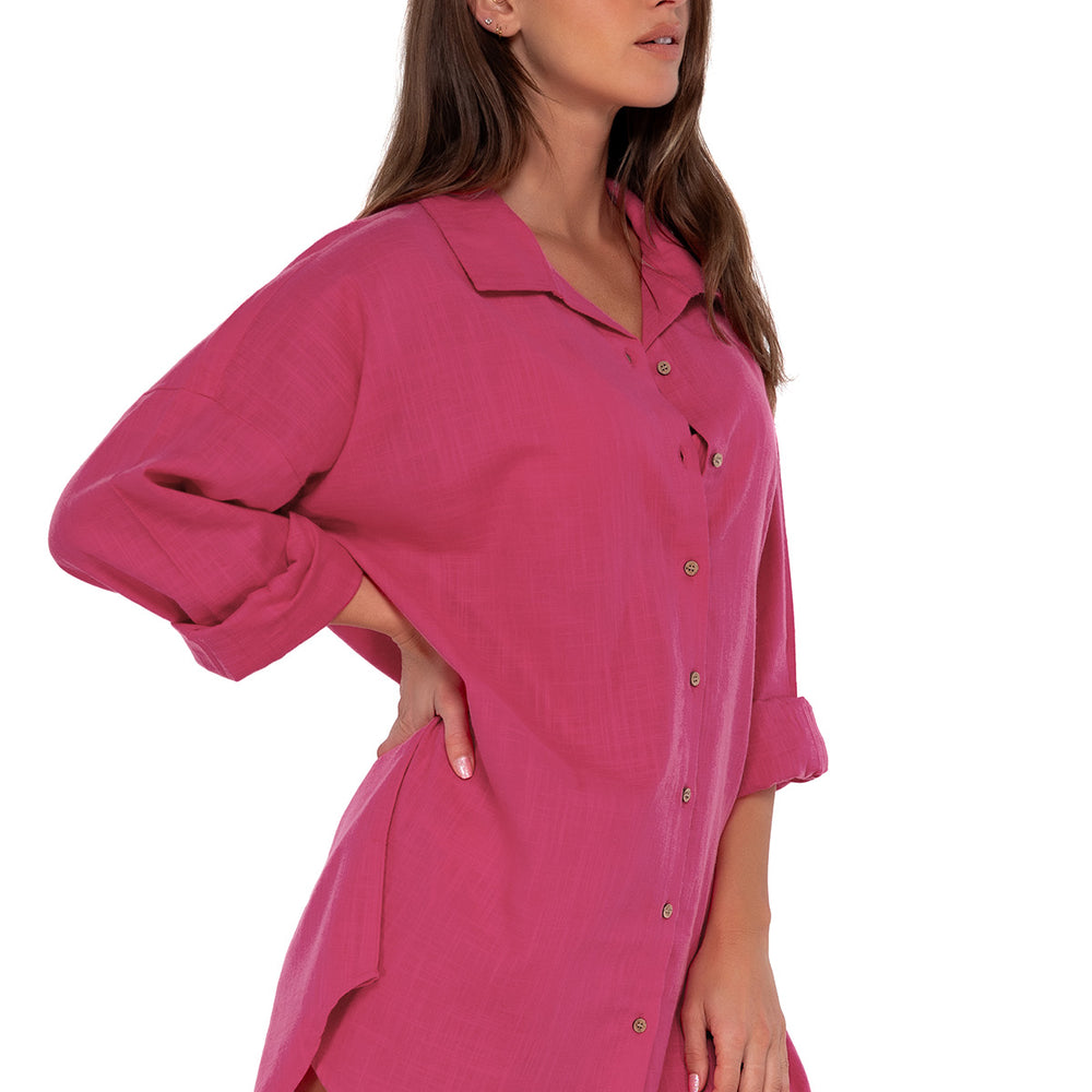 
                      
                        Sunsets Begonia Delilah Shirt Cover Up
                      
                    