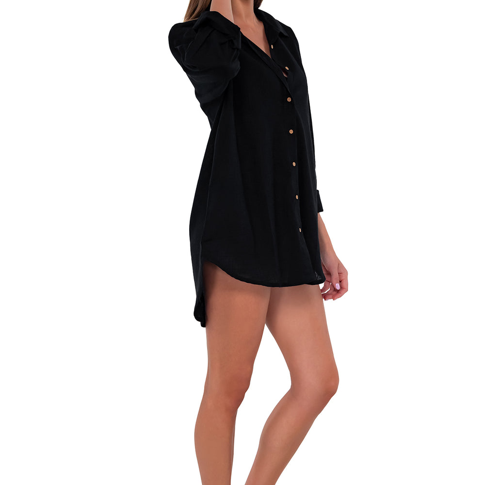 
                      
                        Sunsets Black Delilah Shirt Cover Up
                      
                    