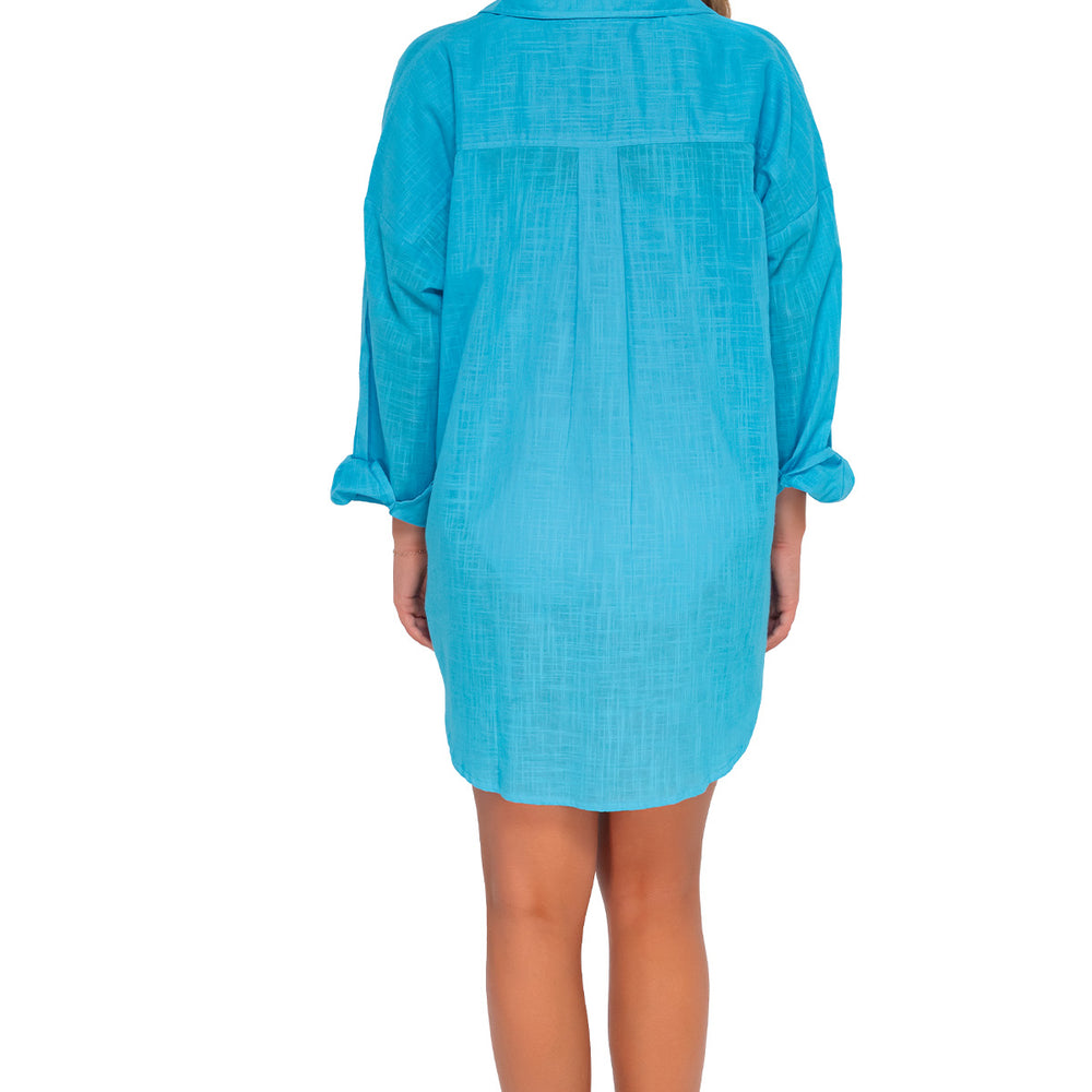 Sunsets Blue Bliss Delilah Shirt Cover Up