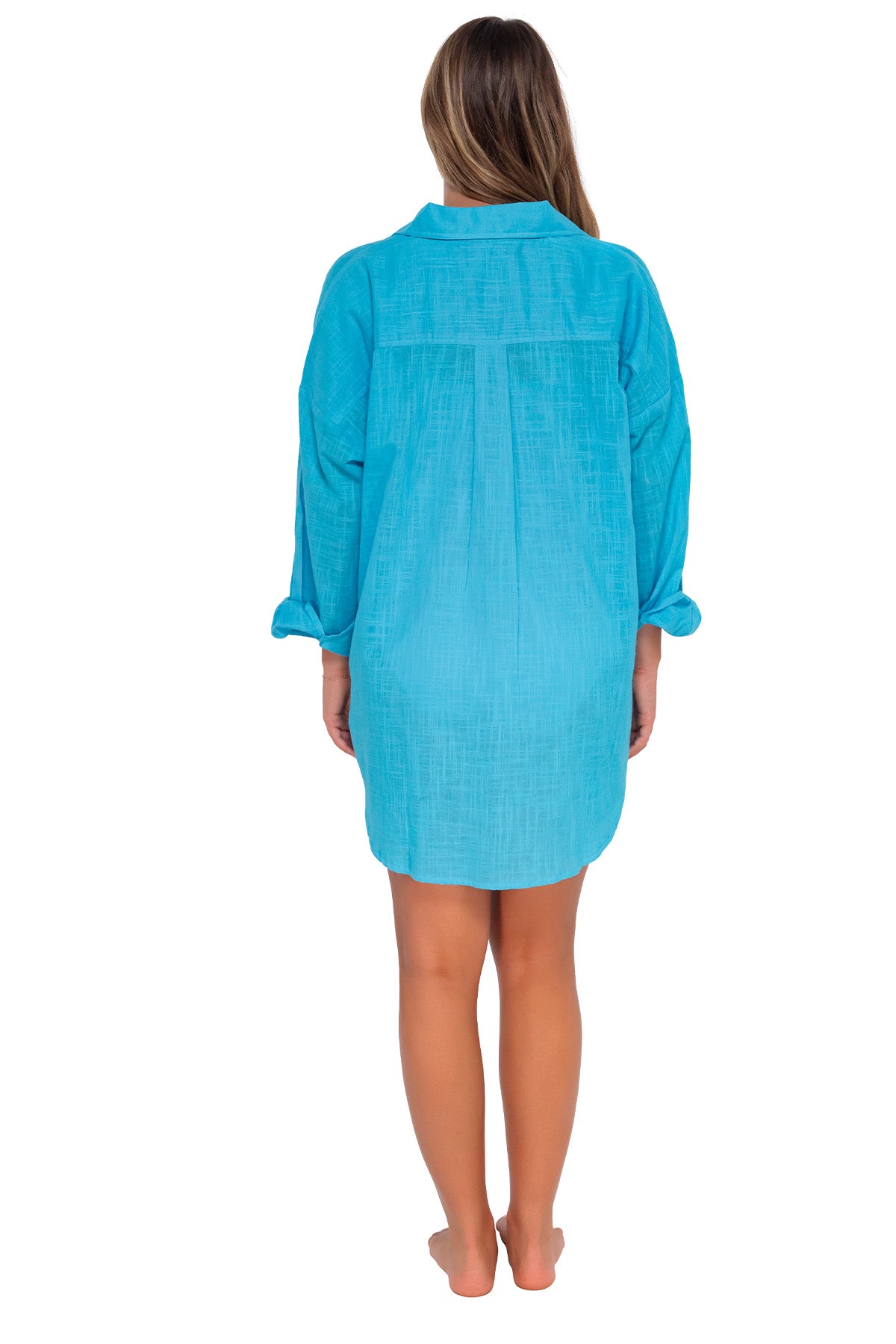 Sunsets Blue Bliss Delilah Shirt Cover Up