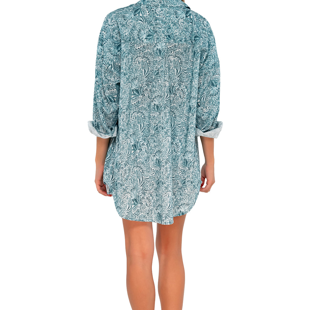 Sunsets By the Sea Delilah Shirt Cover Up