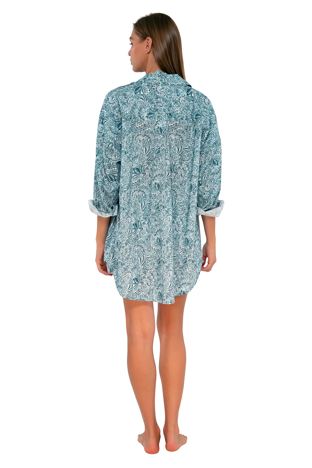 Sunsets By the Sea Delilah Shirt Cover Up