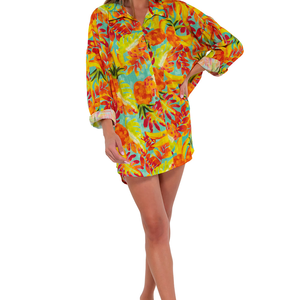 Sunsets Lush Luau Delilah Shirt Cover Up