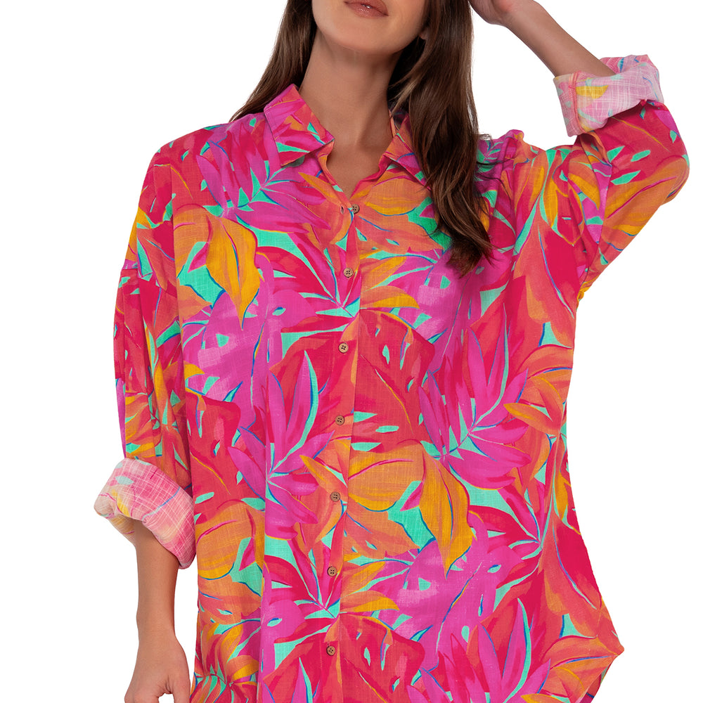 
                      
                        Sunsets Oasis Delilah Shirt Cover Up
                      
                    