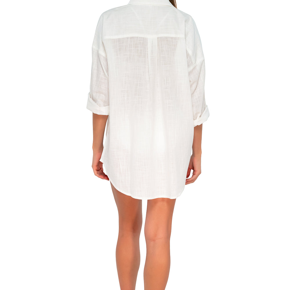 
                      
                        Sunsets White Lily Delilah Shirt Cover Up
                      
                    